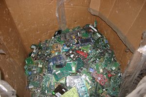 Circuit boards sorted for processing